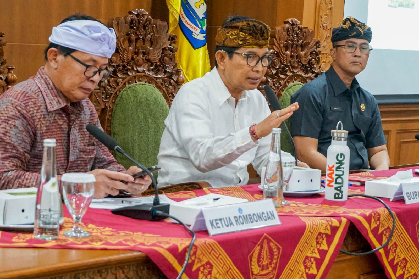 podiumnews.com-Bupati Badung Terima Kunjungan Komisi I dan Pansus DPRD Bali